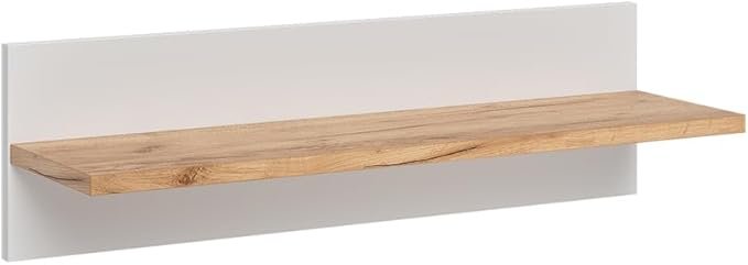 Nauja Vaikiška Sieninė Lentyna „Malia" – Balta| 70 x 20 cm