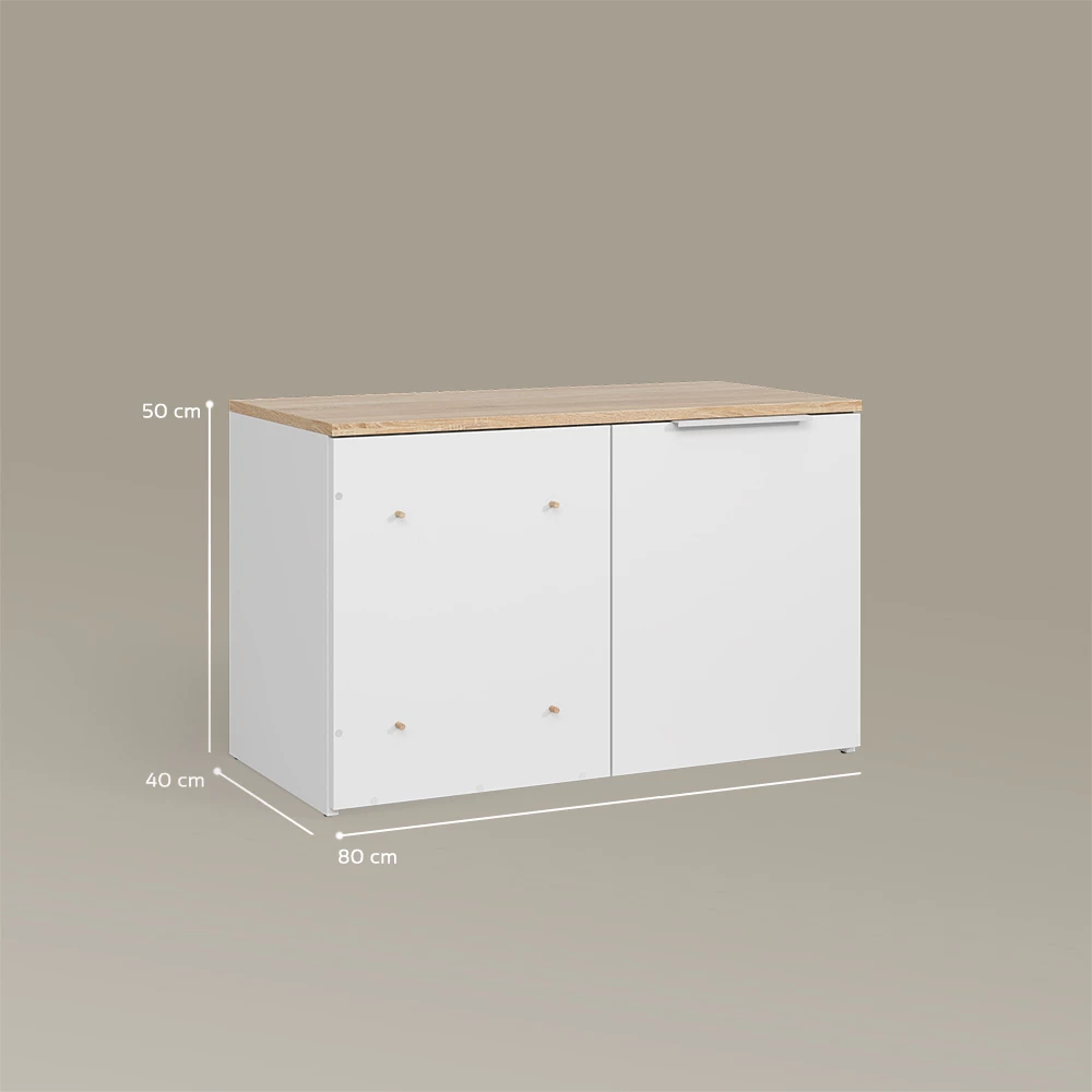 1781766542_WWdUzlb3m2_000003969617_1920x1920 Nauja Kampinė Komoda Piave – Balta / Sonoma | 80 x 50 x 40 cm