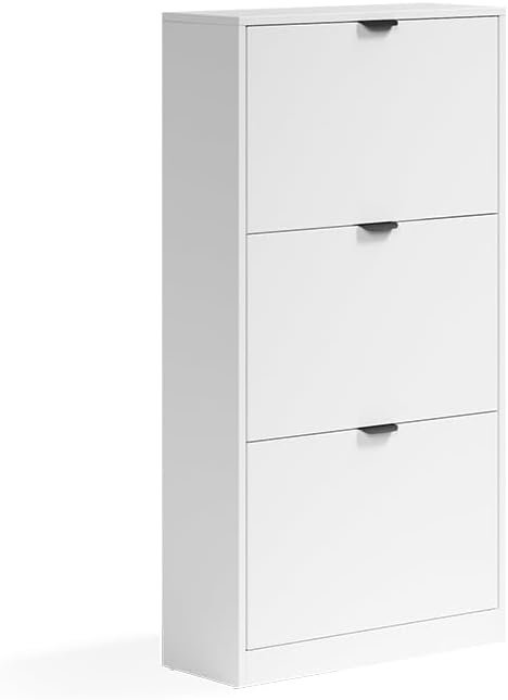 1782120139_r7bcvKcQXB_9.0 Nauja Batų Spintelė „Gizmo" – Balta/Juoda | 59 x 112 cm | su 3 Sekcijomis