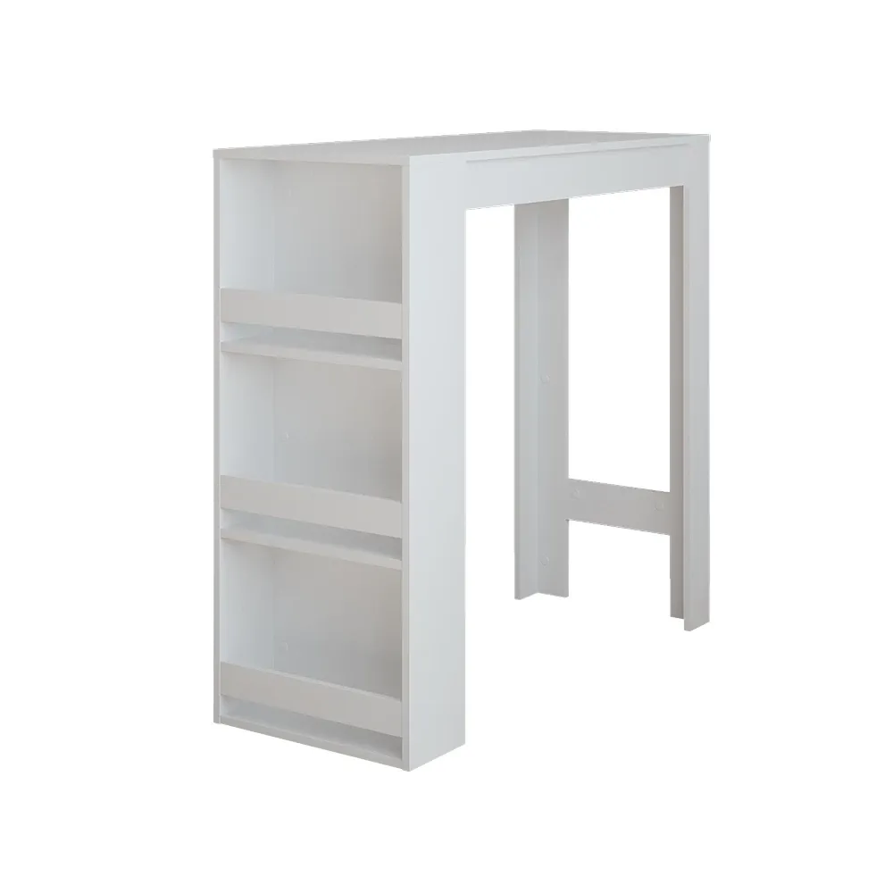 Naujas Baro Stalas „Repose" – Baltas | 45 x 110 cm