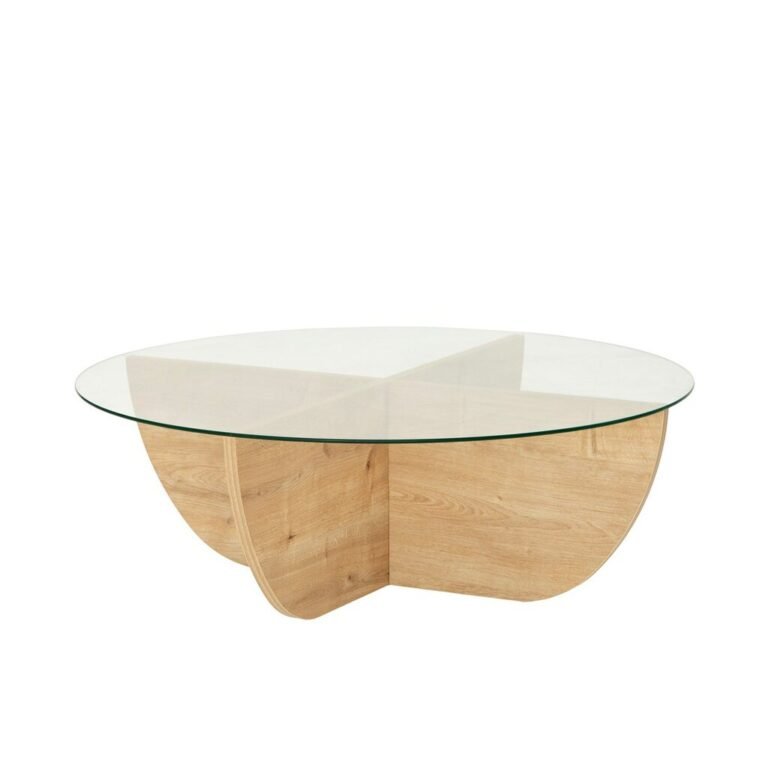 Kavos staliukas Kalune Design Lily, ąžuolo sp., 90 cm x 90 cm x 30 cm