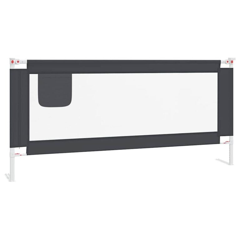 Lovos apsauginė tvorelė – 200×25 cm, tamsiai pilka spalva Lovos apsauginė tvorelė – 200×25 cm, tamsiai pilka spalva