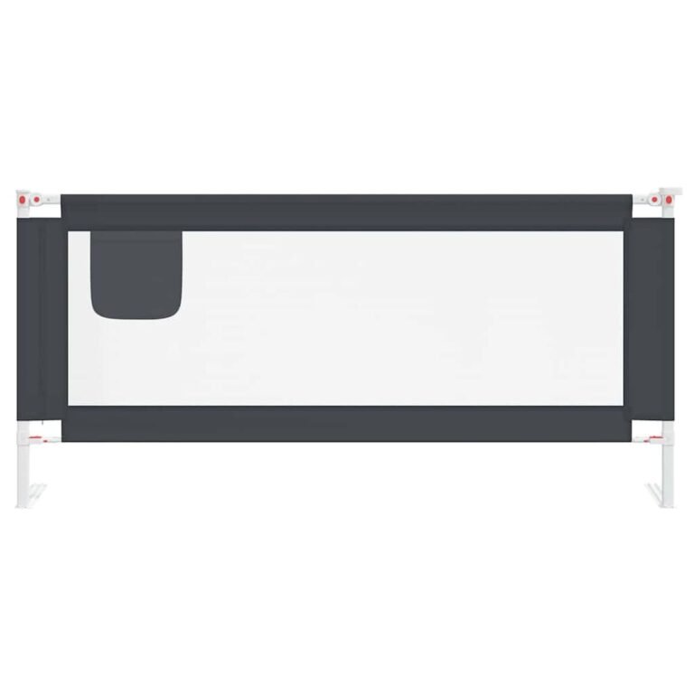 Lovos apsauginė tvorelė – 200×25 cm, tamsiai pilka spalva – nuotrauka 3 Lovos apsauginė tvorelė – 200×25 cm, tamsiai pilka spalva – produkto nuotrauka 3