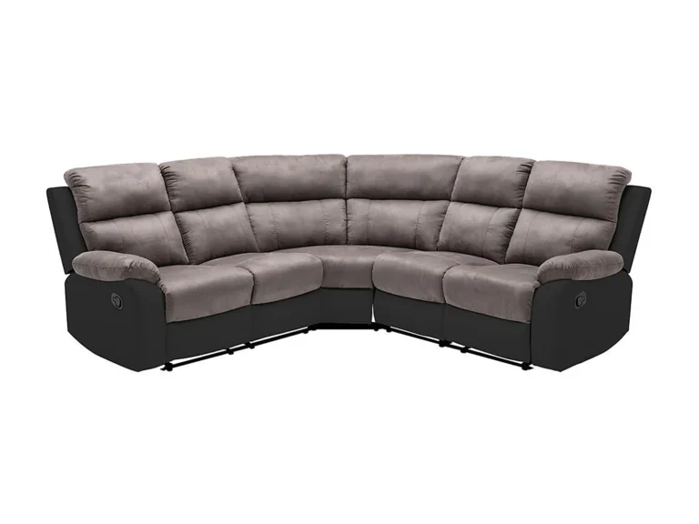 Kampinė sofa TOLZANO – pilka, juoda spalva – nuotrauka 3 Kampinė sofa TOLZANO – pilka, juoda spalva – produkto nuotrauka 3
