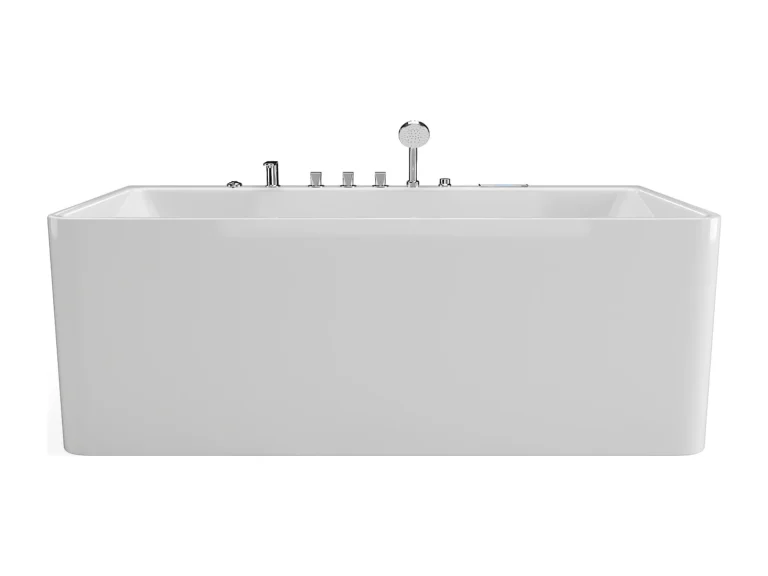 Vonia KIRANA – 170 × 75 cm, balta spalva – nuotrauka 2 Vonia KIRANA – 170 × 75 cm, balta spalva – produkto nuotrauka 2