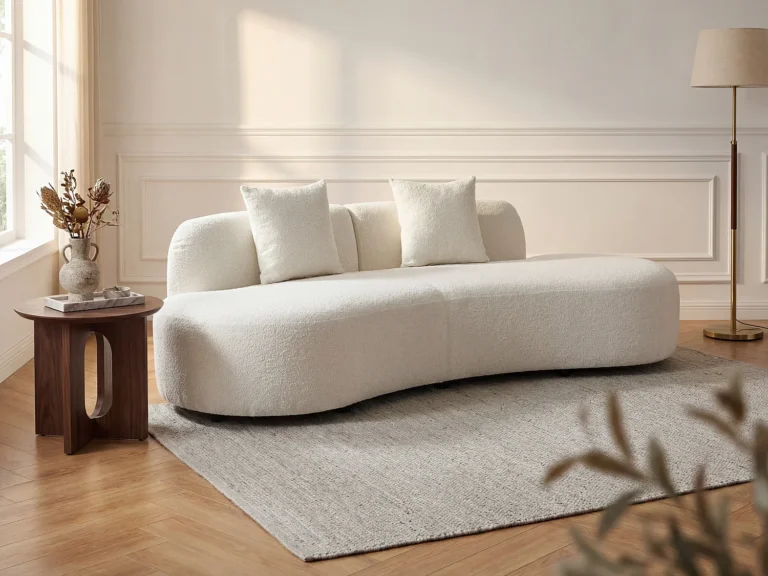 Sofa BASILIANA – balta spalva Sofa BASILIANA – balta spalva