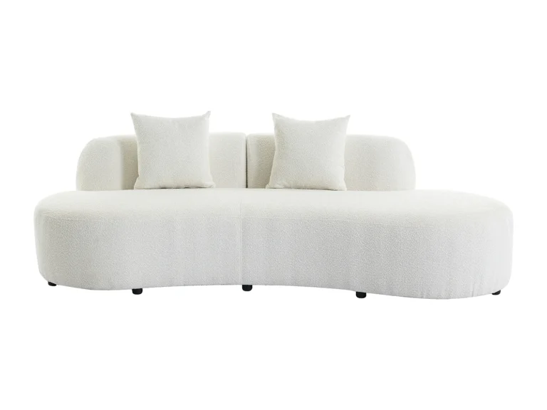 Sofa BASILIANA – balta spalva – produkto nuotrauka 2