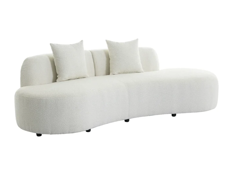 Sofa BASILIANA – balta spalva – produkto nuotrauka 3