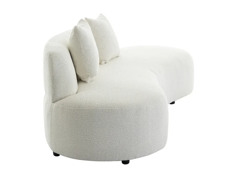 Sofa BASILIANA – balta spalva – produkto nuotrauka 8