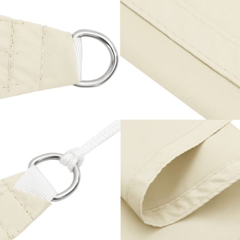 Pavėsio burė – 2,5×4,5 m, kreminė spalva – produkto nuotrauka 7