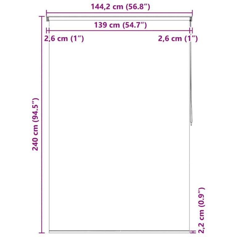 Roletas – 140×240 cm – nuotrauka 9 Roletas – 140×240 cm – produkto nuotrauka 9
