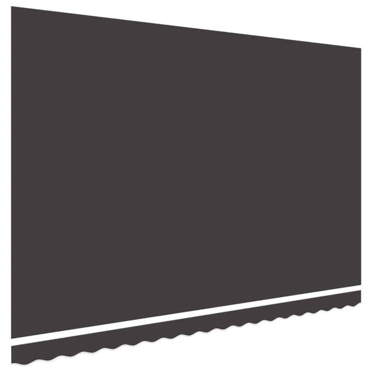 Markizės pakaitinis audinys – 400×300 cm, pilka spalva – produkto nuotrauka 3