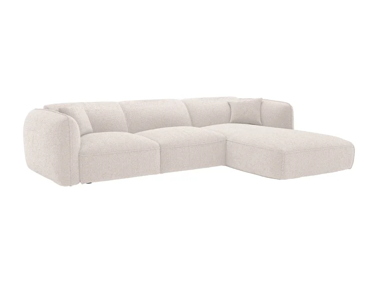 Kampinė sofa CAMILIO – smėlio spalva – produkto nuotrauka 3