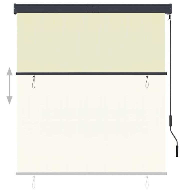 Lauko roletas – 140×250 cm, kreminė spalva – nuotrauka 3 Lauko roletas – 140×250 cm, kreminė spalva – produkto nuotrauka 3