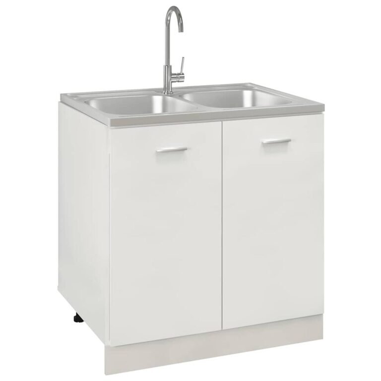 Virtuvės plautuvė – 800×600×155 mm, sidabro spalva – produkto nuotrauka 3