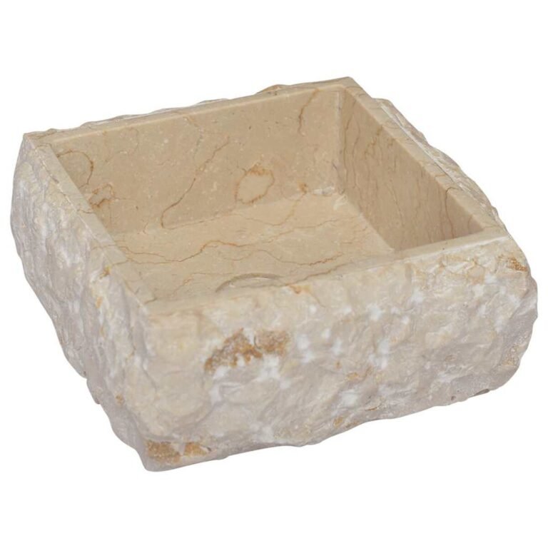 Praustuvas – 30×30×13 cm, kreminė spalva – produkto nuotrauka 5