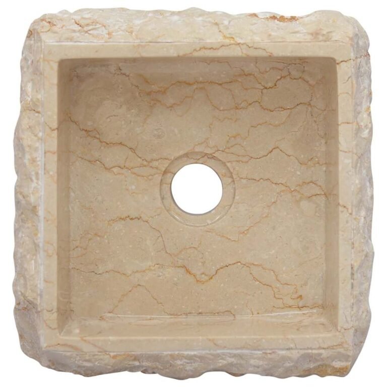 Praustuvas – 30×30×13 cm, kreminė spalva – produkto nuotrauka 6