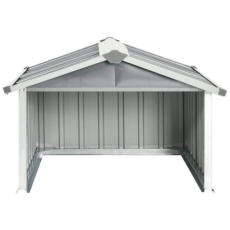 Sodo namelis – 92×97×63 cm, pilka spalva – nuotrauka 3 Sodo namelis – 92×97×63 cm, pilka spalva – produkto nuotrauka 3