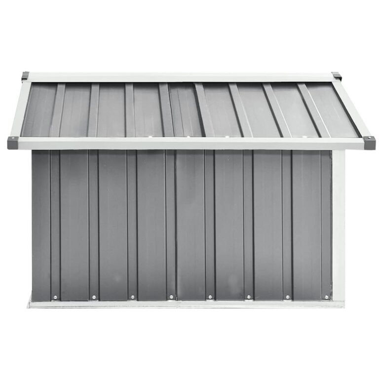 Sodo namelis – 92×97×63 cm, pilka spalva – nuotrauka 4 Sodo namelis – 92×97×63 cm, pilka spalva – produkto nuotrauka 4