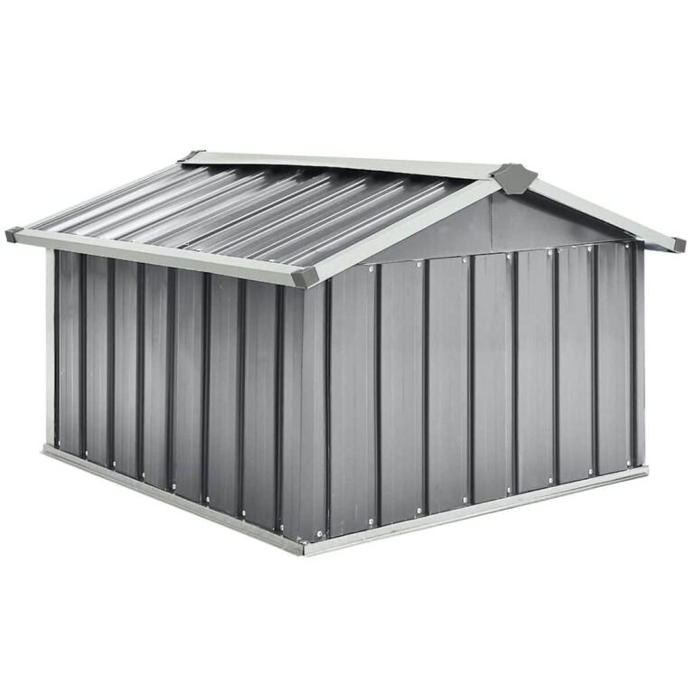 Sodo namelis – 92×97×63 cm, pilka spalva – nuotrauka 5 Sodo namelis – 92×97×63 cm, pilka spalva – produkto nuotrauka 5