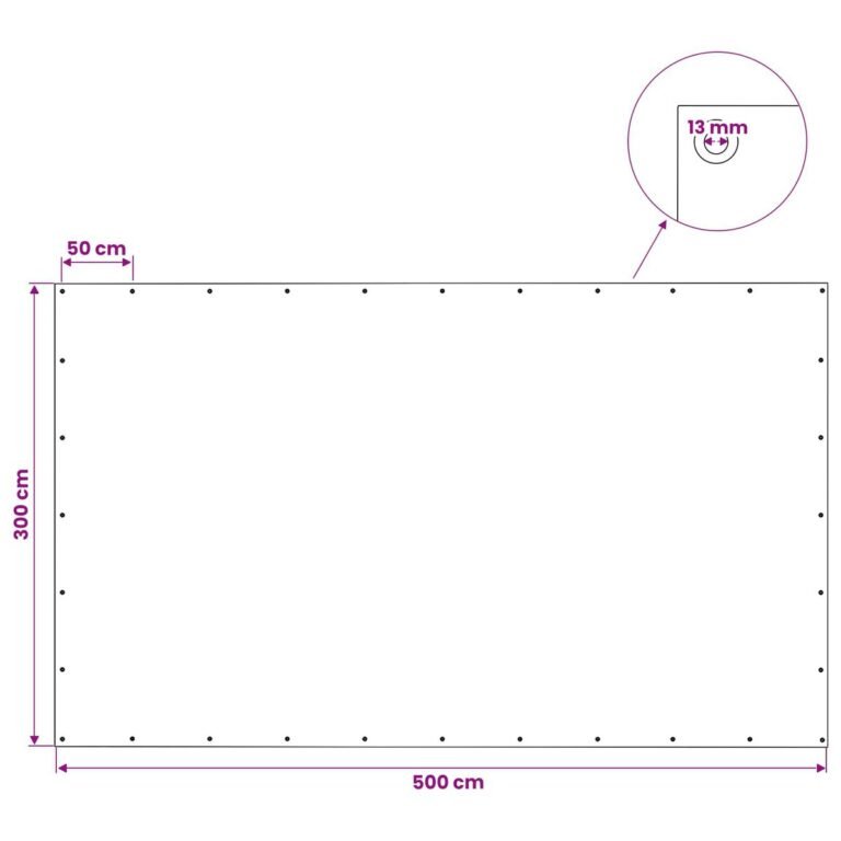 Tentas – 3×5 m, balta spalva – produkto nuotrauka 11