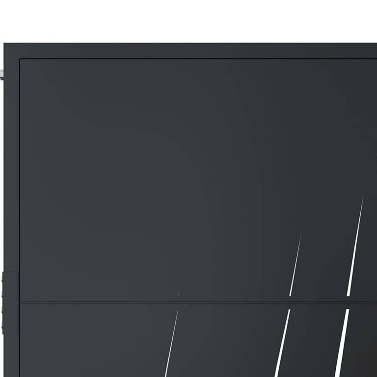 Vartai – 100×125 cm, antracito spalva – produkto nuotrauka 6