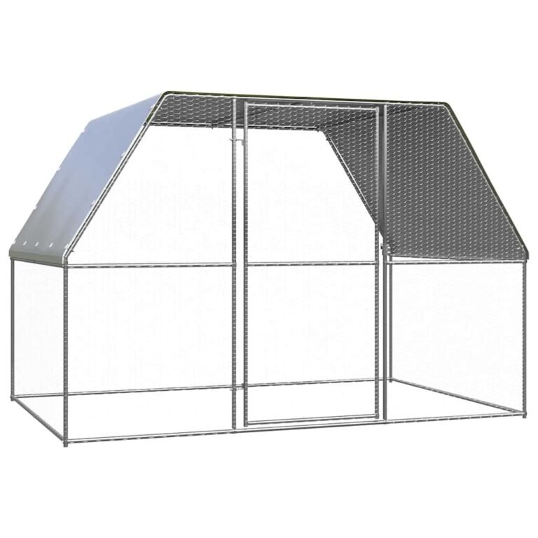 Prekė gyvūnams – 3×2×2 m, sidabro spalva