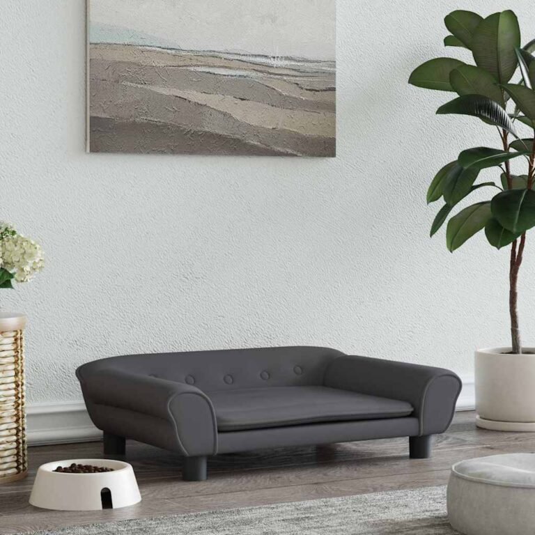 Lova – 70×48×22 cm, tamsiai pilka spalva
