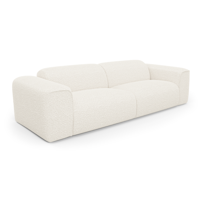 Išskleidžiama sofa NOVA – 140x190cm, kreminė spalva