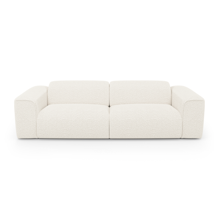 Išskleidžiama sofa NOVA – 140x190cm, kreminė spalva – produkto nuotrauka 7