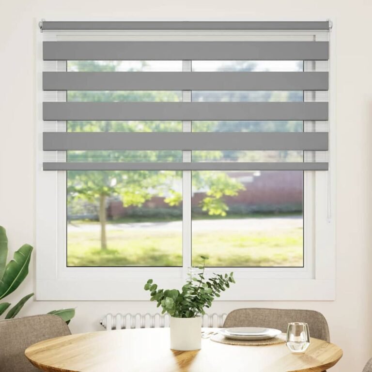 Diena-naktis roletas – 140,9×175 cm, pilka spalva – produkto nuotrauka 2