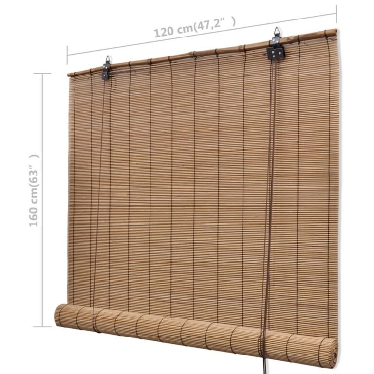 Roletas – 120 × 160 cm, ruda spalva – produkto nuotrauka 6