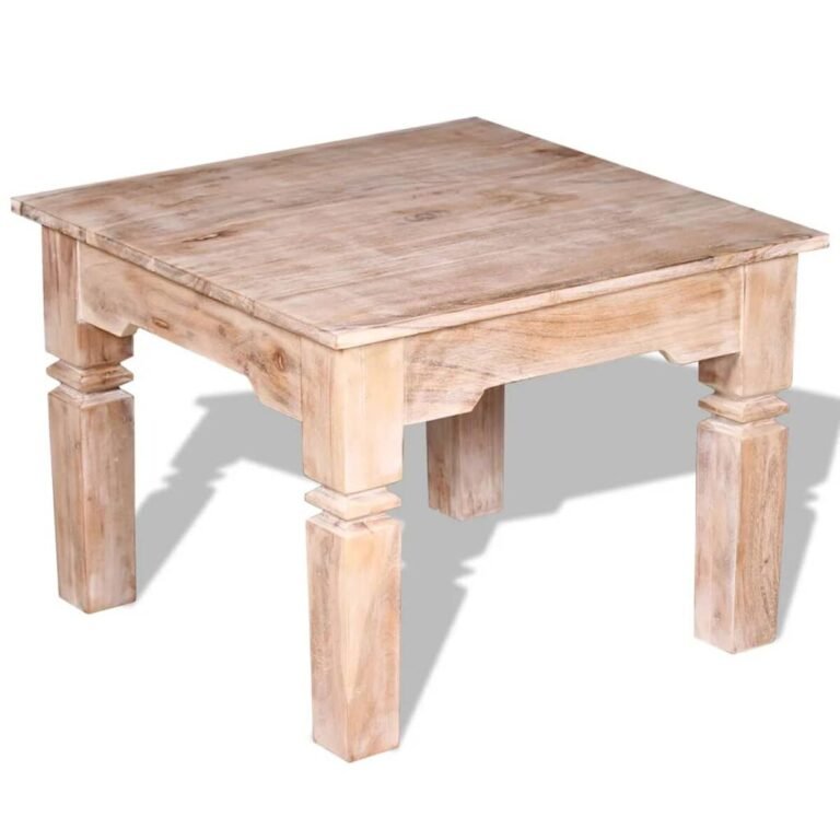 vidaXL Kavos staliukas, akacijos mediena, 60x60x45 cm – produkto nuotrauka 2
