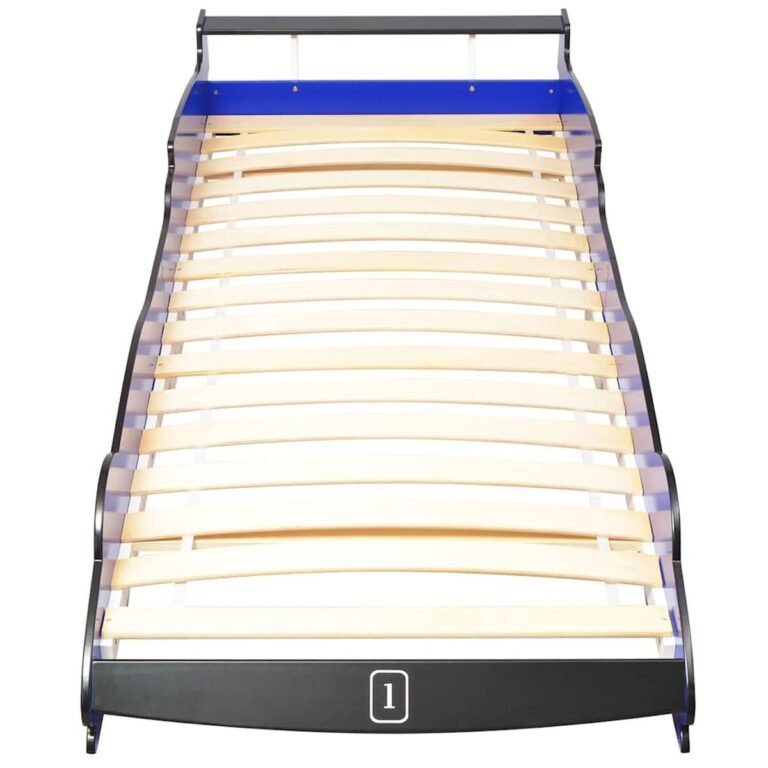 Lova – 90×200 cm, mėlyna spalva – produkto nuotrauka 4