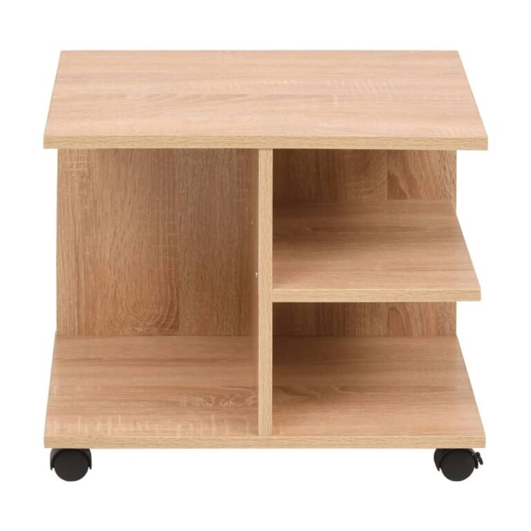 vidaXL Lentyna su ratukais, 50x35x42cm, ąžuolas – produkto nuotrauka 2