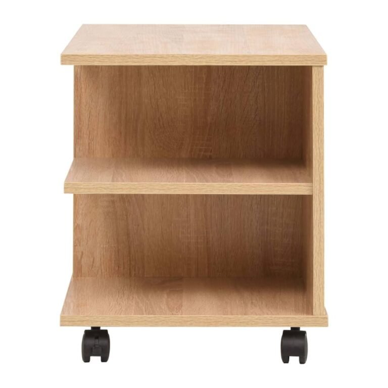 vidaXL Lentyna su ratukais, 50x35x42cm, ąžuolas – produkto nuotrauka 3