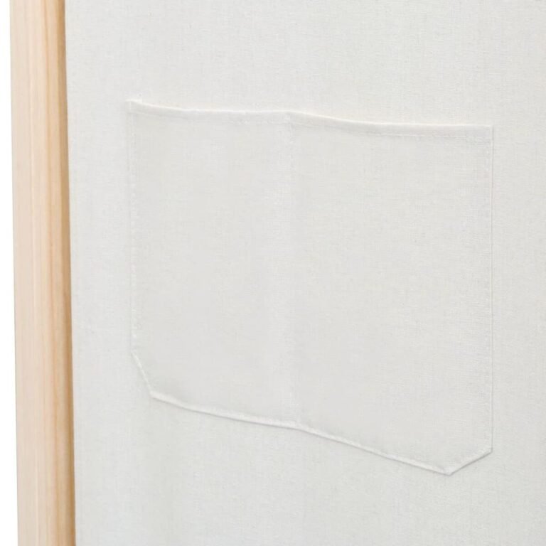 vidaXL Kambario pertvara, 6 d., kreminės sp., 240x170x4cm, audinys – produkto nuotrauka 7