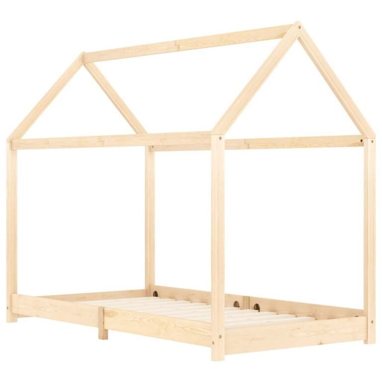 vidaXL Vaikiškos lovos rėmas, 90x200cm, pušies medienos masyvas – produkto nuotrauka 2