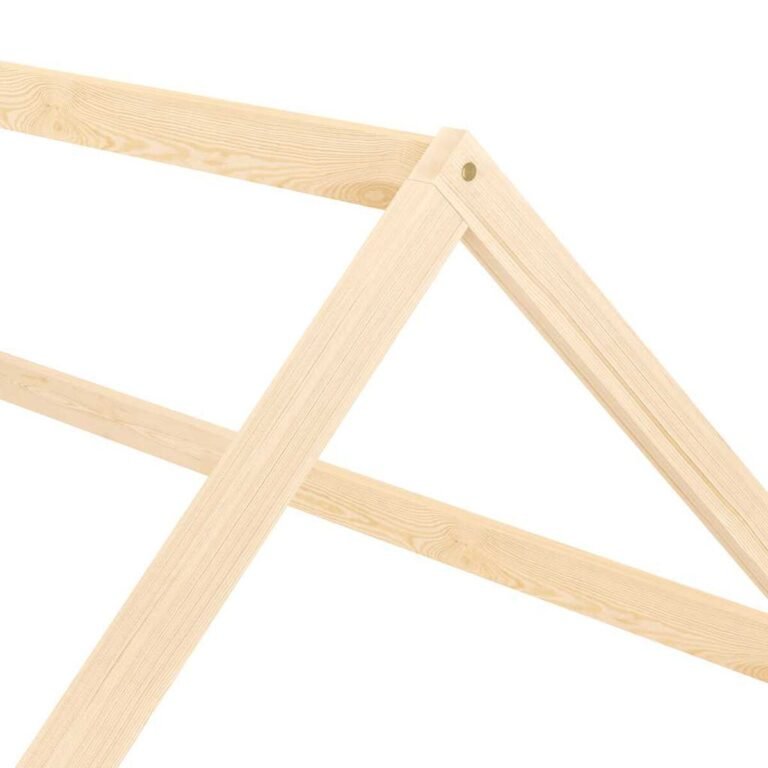 vidaXL Vaikiškos lovos rėmas, 90x200cm, pušies medienos masyvas – produkto nuotrauka 5