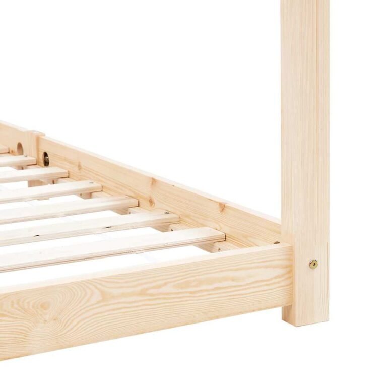vidaXL Vaikiškos lovos rėmas, 90x200cm, pušies medienos masyvas – produkto nuotrauka 6