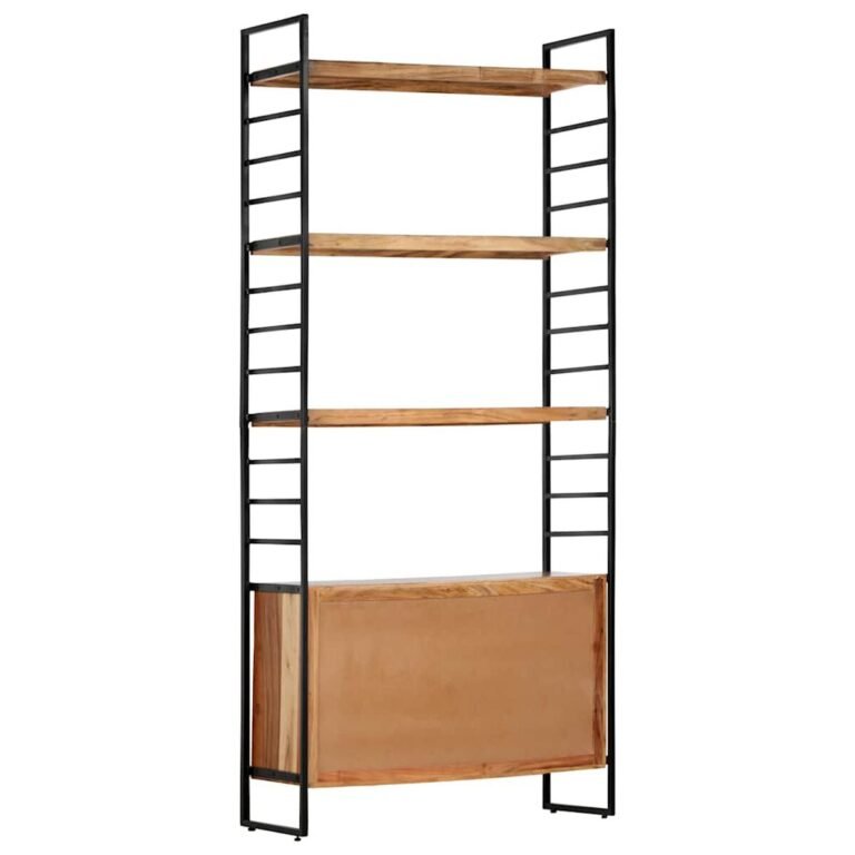 Knygų lentyna – 80×30×180 cm – produkto nuotrauka 4