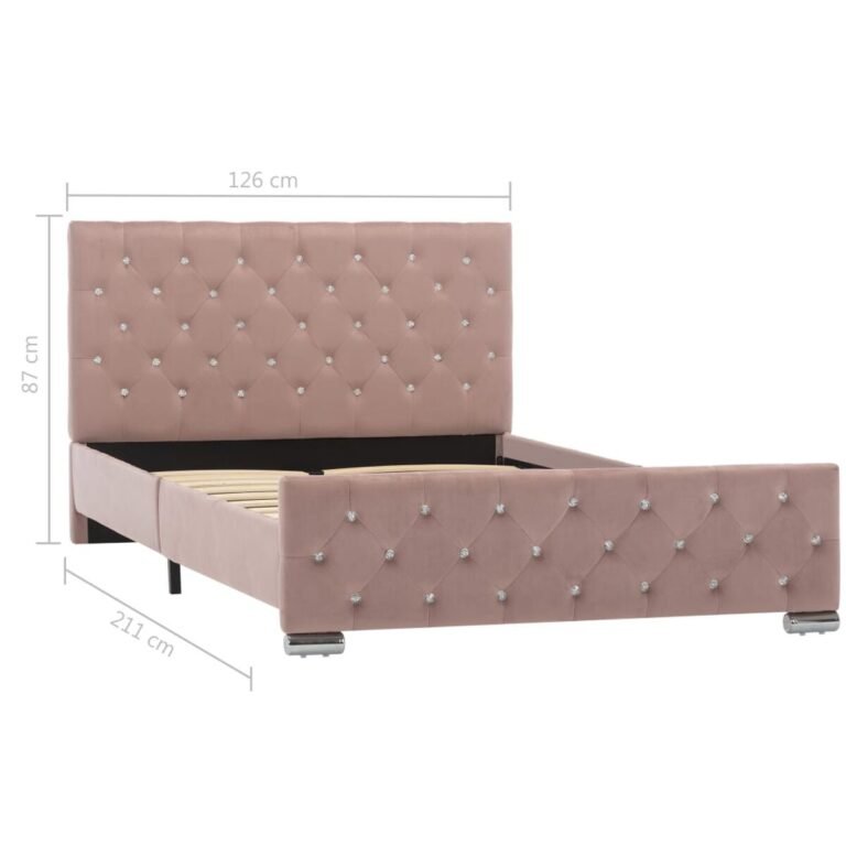 Lovos rėmas – 120×200cm, rožinė spalva – produkto nuotrauka 8