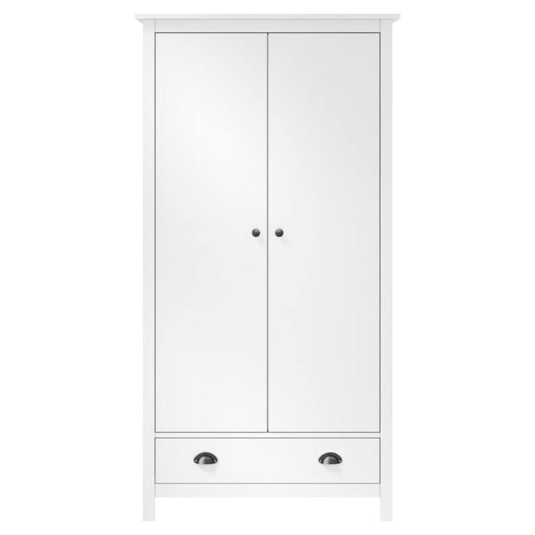 Durys – 89×50×170 cm, balta spalva – produkto nuotrauka 2