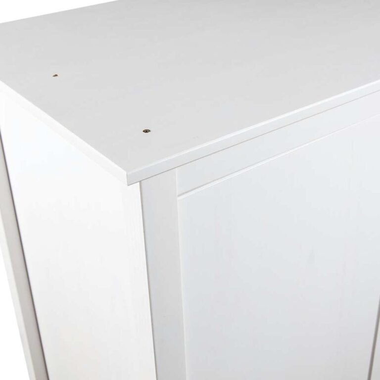 Durys – 89×50×170 cm, balta spalva – produkto nuotrauka 8