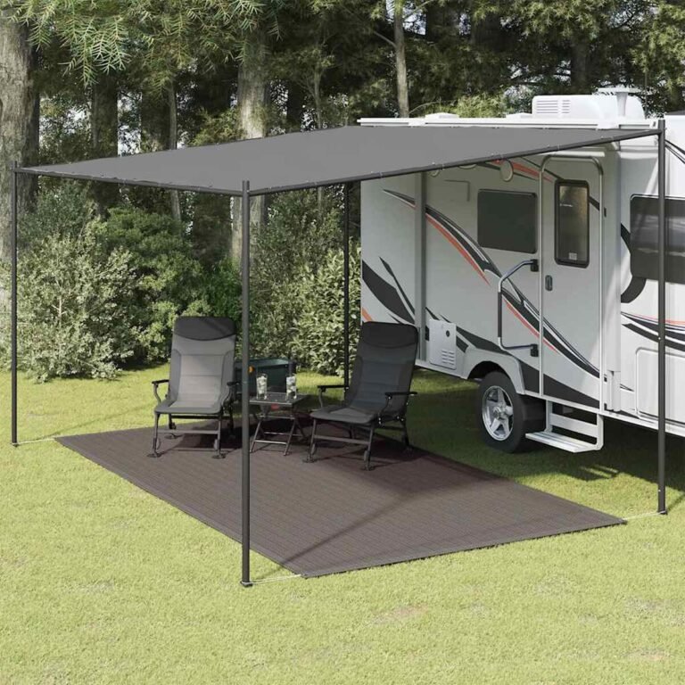 Kilimas – 200×400 cm, antracito spalva – produkto nuotrauka 2