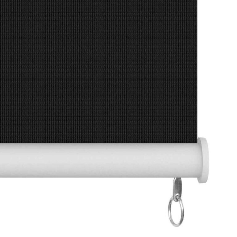 vidaXL Lauko roletas, 145 (plotis) x 230 (aukštis) cm, juodos spalvos – produkto nuotrauka 4