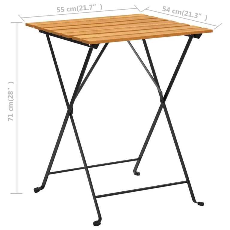 Stalas – 55×54×71 cm – produkto nuotrauka 8