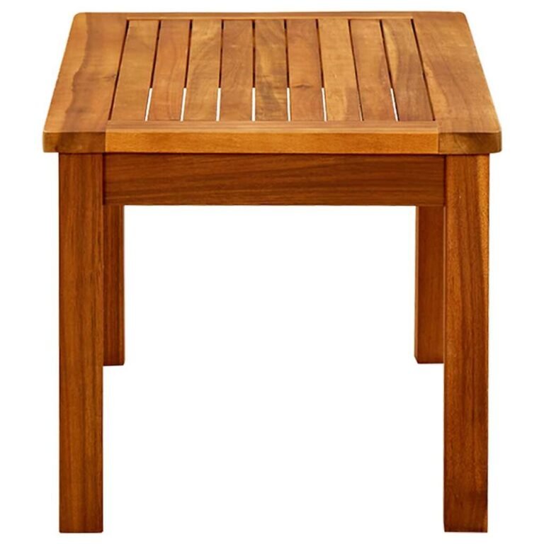 vidaXL Sodo kavos staliukas, 70x40x36cm, akacijos medienos masyvas – produkto nuotrauka 3