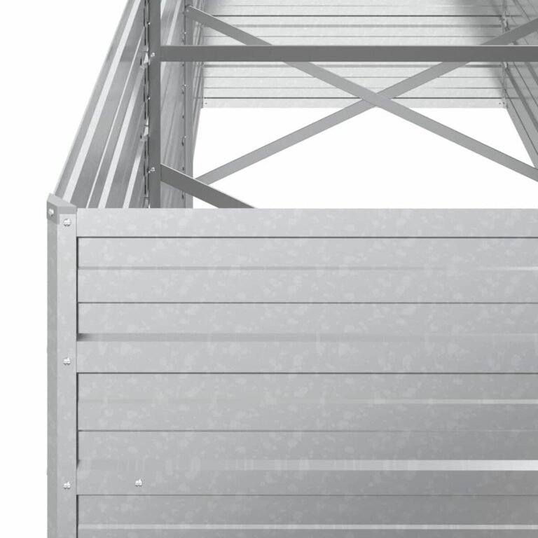 Pakelta lysvė – 240×80×77 cm, sidabro spalva – produkto nuotrauka 6