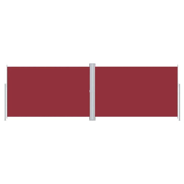 Ištraukiama šoninė markizė – 220×600 cm, raudona spalva Ištraukiama šoninė markizė – 220×600 cm, raudona spalva